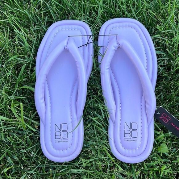 Womens Puffy Memory Foam Flip Flops Sandals 2-Pack Size 9 - Picture 7 of 8